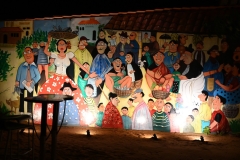 This was a great wall mural at the beach restaurant. 