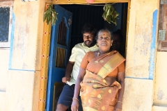 Neighbors in another home in the village 