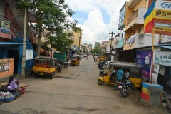 Lots of Autos, small 3 wheel vehicles,  as they call them in all the villages 