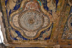 The ceilings are incredible in this outdoor building. 