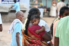 A mother an small daughter