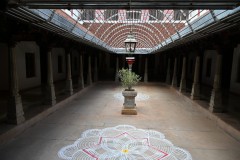 Visalam Chettinad Palace. Visalam is a century-old lovingly-restored palatial home in Kanadukathan village of the Chettinad region in Tamil Nadu.  