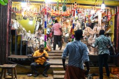 This bustling market comes alive after sunset, offering an energetic atmosphere filled with the chatter of vendors and the hustle of shoppers.