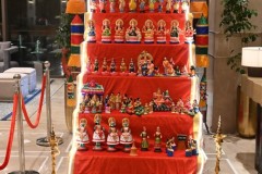 After a fun evening out we return to the hotel to find "Golu"  a  display of dolls and figurines during the festival of Navaratri, which is a Hindu festival dedicated to the worship of the goddess Durga. 