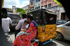 Typical traffic in Madurai and most parts of India.