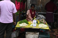 This lady was selling beautiful leis to wear.  The white  flower leis reminded me of the same aroma as the leis of Hawaii.  Beautiful. 