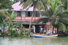 Many of these homes are literally built below the flow of the canals. 