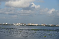 The harbor and ferry station was only 2 minutes from our hotel in Kochi. 