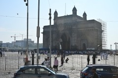 Driving by the Gate Way to India the following morning with no one on the plaza