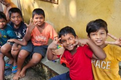 Kids are the happiest when they get to see the photos of themselves. 