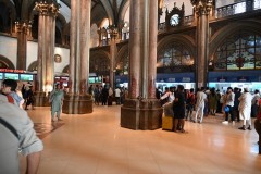 Inside in the area to purchase tickets 