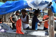 The washers, known as dhobis, work in the open to clean clothes and linens from Mumbai's hotels and hospitals.