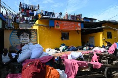 It is estimated that there are over 7,000 working in this profession across Mumbai scattered throughout the city. This open air is the largest. 