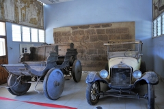 Lobby Entrance with old vehicles from years past