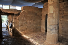 Main building to the temple complex was in the lane on the Western side, consisting of a doorway with the Stone jambs for support.