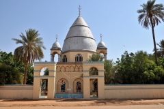 Tomb of Mahdi. Omdurman, Sudan Muhammad Ahmad, also known as the Mahdi, is one of the most colorful and controversial Muslim figures of the 19th century. He is held by many as an ardent Sudanese Nationalist and champion of Sharia law, and vilified by many as a violent extremist and Jihadist. Both points of view recognize him as a determined foe of European colonialism and western cultural influences. Today he is honored as the national hero of Sudan. This is especially true in Khartoum, which he captured in a brilliant battle against the colonial army of Britain and their Egyptian allies. Though it is not a mosque, his shrine in Khartoum is generally considered to be the country’s most important Islamic shrine.