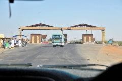 Leaving one part of Khartoum to the next area. You have check points across the country.