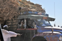 Traveling in style across the Sudanese desert