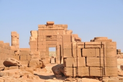 The Temple of Amun is an archaeological site at Jebel Barkal in Northern State, Sudan. It is situated about 400 kilometres (250 mi) north of Khartoum near Karima.