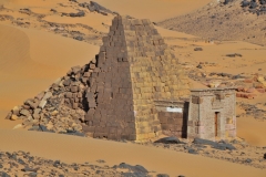 The physical proportions of Nubian pyramids differ markedly from the Egyptian edifices.