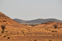 The Meroe Camp where we are staying in the distance