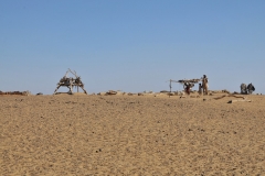 Another camp we came across. We drove across sand dunes for hours on no roads at all.