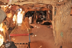 Inside of the main home. The matriarch of the family is over 95 we are told. She has never known an airplane ride, visit to large cities. Lived her entire life in the Bayuda Desert with the groups of Bisharin nomads.