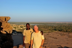 Hameed and Jim on Jebel Barkal