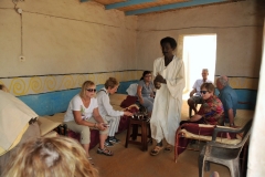 We stopped to visit a local farmer and his family for tea