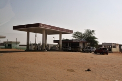 One of few gas stations we saw on the trip within Sudan