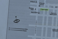 Map of downtown Karima