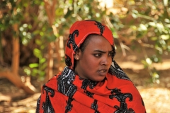 Young lady at the Nubian Rest House