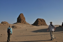 The pyramids of Nuri together with other buildings in the region around GJbel Barkal have been placed on the UNESCO list of world cultural heritage sites