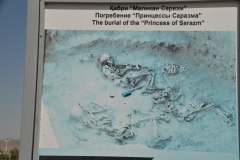 Princess of Sarazm - inside the museum in a few photos you will see the actual bones of the Princess of Sarazm.