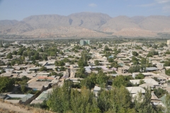 Overlooking the newer town of Penjikent from the ancient city.