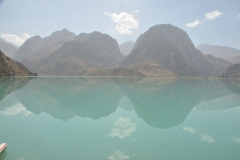 As you can see it has spectacular clear images of the surrounding hills and mountains reflecting on the lake.