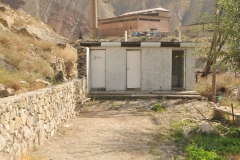 Bathrooms at a rest stop and restaurant. Only a hole in the ground.  Yes the year is 2022 too.