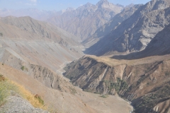 Driving through the Hisal Range of mountains at one point reaching an  altitude of 8,200 feet.