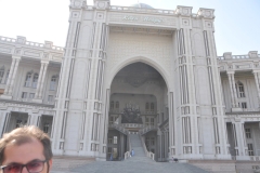 The Navruz Palace, a privately funded cultural center built by local  skilled artisans.