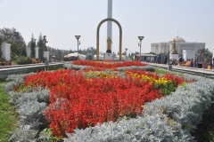 In the distance is the statue of Ismail Somoni who was a ruler and hero of this region and there are many places named after him in the city.