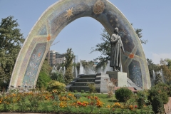 Rudaki Monument. He was a  Persian poet, 859 -  940 A.D.