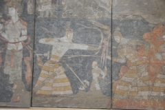 Battle Scene from the city of Panjikent in the 6th  to 8th  Centuries AD.