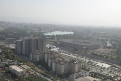 Looking in the direction of the Football Soccer Stadium.