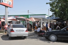 One of the entrances to the central bazaar market.