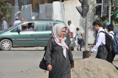 Very typical dress style for the ladies today.