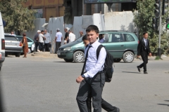 There is no tourism in this part of Tajikistan. People are curios as to who we are. Friendly.