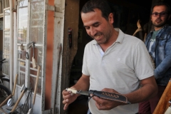 We learn from our craftsman how these beautiful knives are each made by hand with loving care and knowledge.