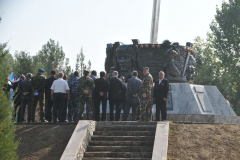With the help of Boss our Tajikistani guide we find out that the group is honoring Veterans that died in the conflict in Afghanistan. These gentlemen who honoring Tajikistan and Uzbekistan troops that fought along side the Soviet Union against the Afghanistan toops and died in battle..