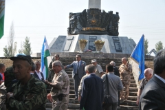 We are mixing and speaking with veterans.