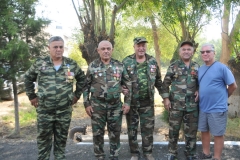 I was asked to join in a photo with the veterans.  There were reporters at the program and we had out photos taken for local news.